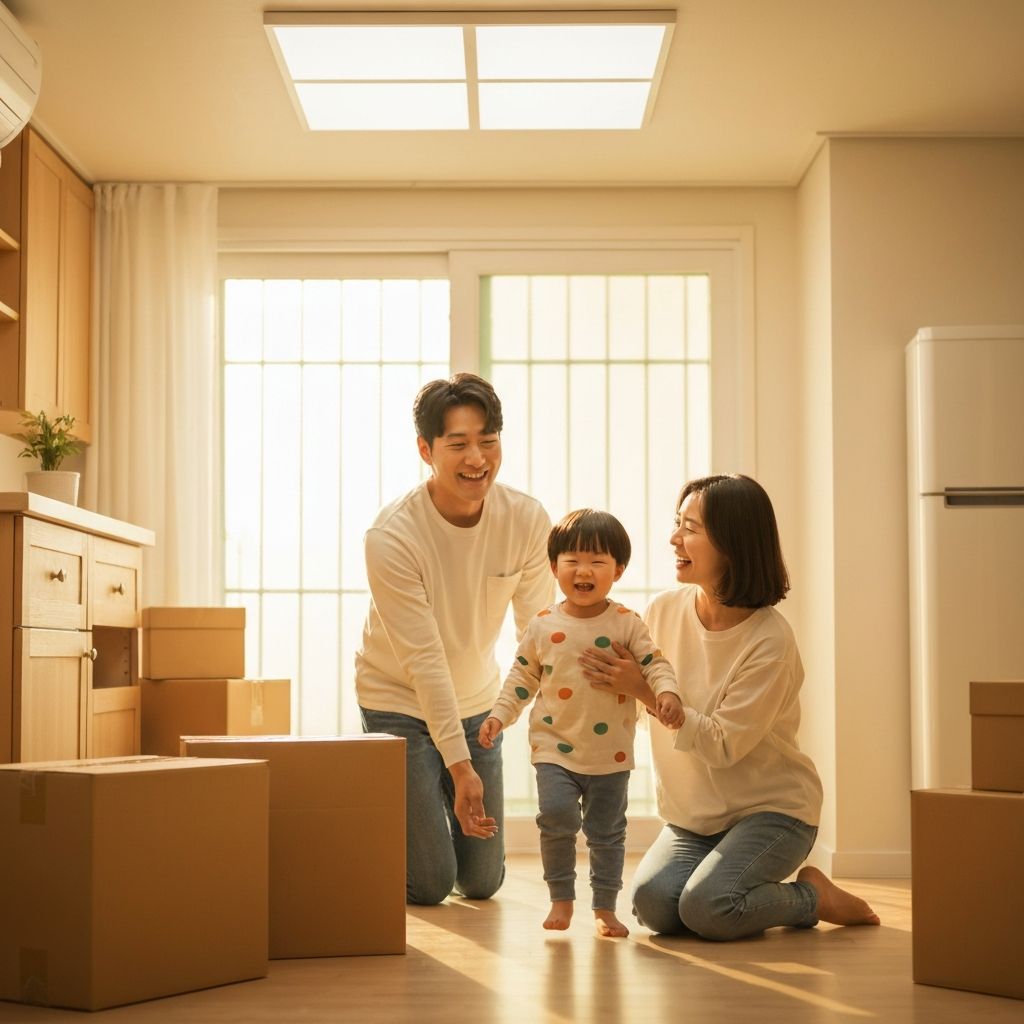 행복한 가족의 새 출발